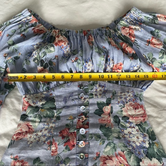 Zimmermann Bowie Off the Shoulder Dress - Picture 15 of 16